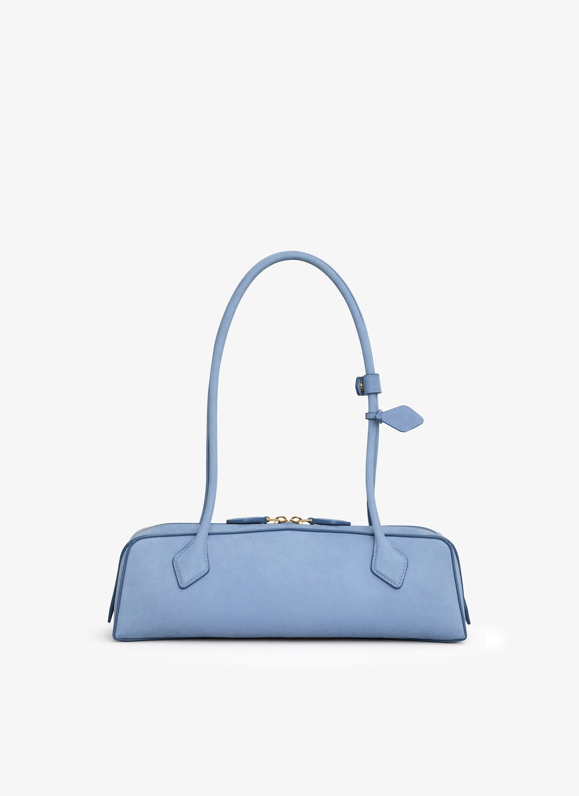 SAC LE TECKEL MEDIUM EN NUBUCK  ALAÏA SAC LE TECKEL MEDIUM EN NUBUCK  BLEU CIEL